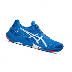 Asics SKY ELITE FF Volleyballschuhe Damen Blau | 395IRYHLU