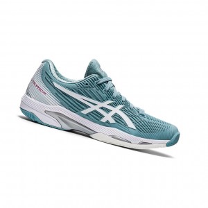 Asics SOLUTION SPEED FF 2 Tennisschuhe Damen Blau Weiß | 370DTJMVL
