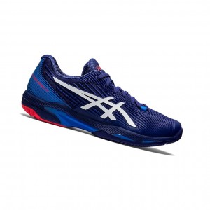 Asics SOLUTION SPEED FF 2 Tennisschuhe Herren Blau Weiß | 026NFDEAR