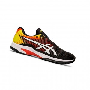 Asics SOLUTION SPEED FF CLAY Tennisschuhe Herren Schwarz | 210ESKQZM