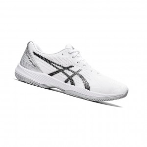 Asics SOLUTION SWIFT FF CLAY Tennisschuhe Herren Weiß Schwarz | 125WQLIFC