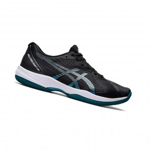 Asics SOLUTION SWIFT FF CLAY Tennisschuhe Herren Schwarz | 623ZAXBYM