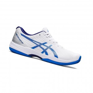 Asics SOLUTION SWIFT FF CLAY Tennisschuhe Herren Weiß Blau | 297RFKJXD