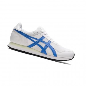 Asics TIGER RUNNER Sneakers Damen Weiß Blau | 623KUHJFQ