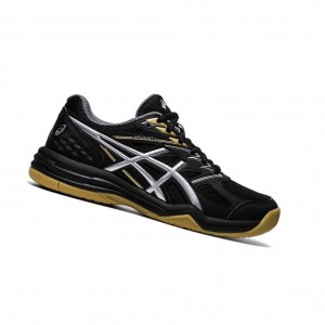 Asics UPCOURT 4 GS Volleyballschuhe Kinder Schwarz | 126OKUTGI