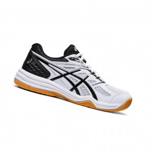 Asics UPCOURT 4 GS Volleyballschuhe Kinder Weiß | 306SAYLVQ